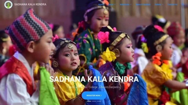 Sadhana Kala Kendra website design